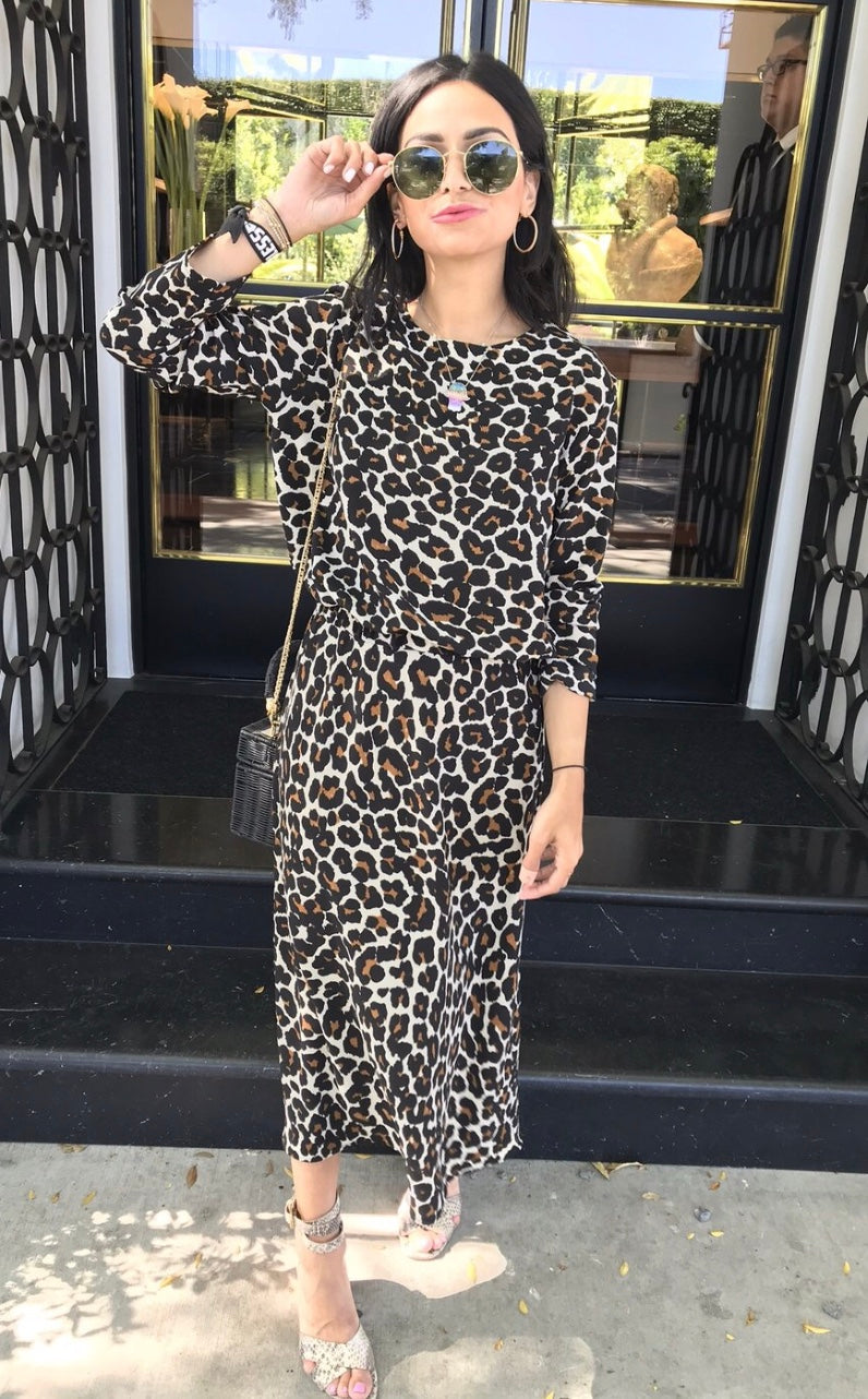 Leopard Midi Dress