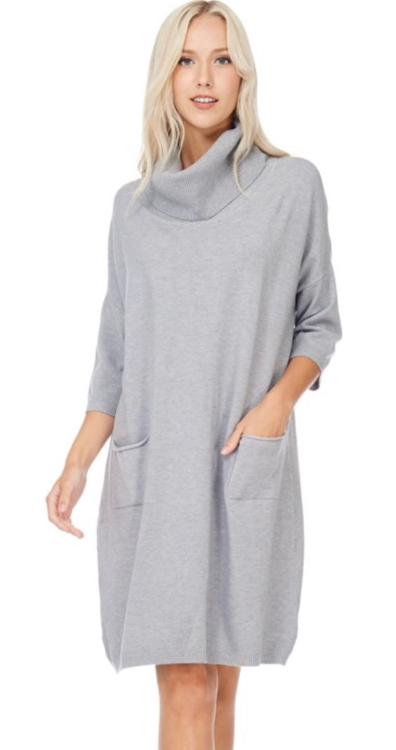 Grey Sweater Dress